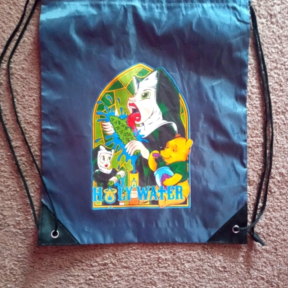 Gray CORWAYNE designer bag holy water
